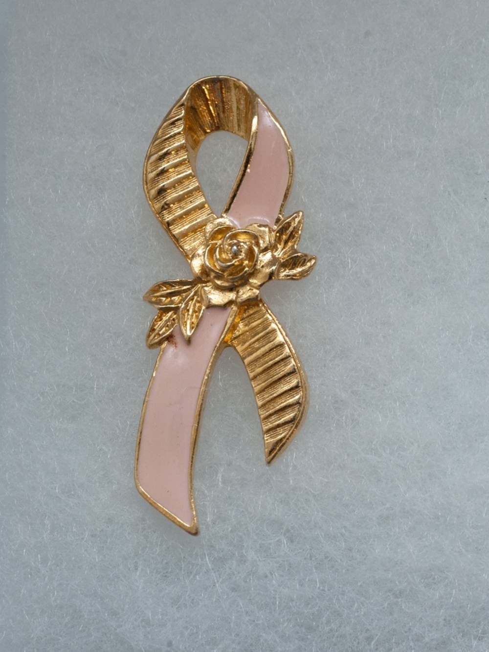 Vintage Avon Breast Cancer Pink Ribbon Brooch Pin